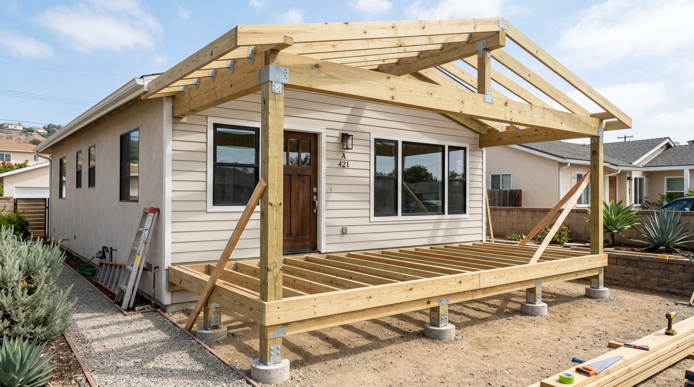 Porch Construction — Step-by-Step Construction Oversight