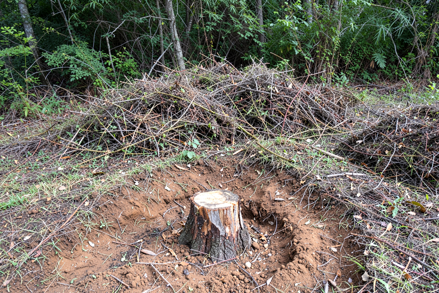 Overgrown Property Reclamation — Debris Handling, Loadout, and Onsite Material Processing
