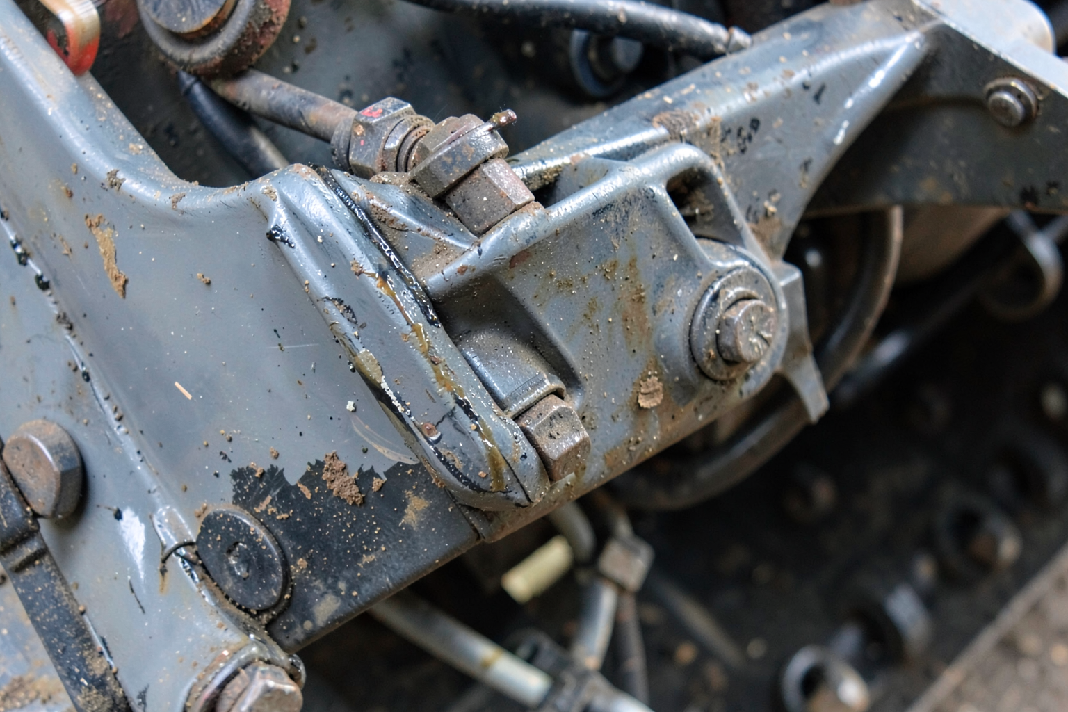 Motor Grader Blade Rebuild — Onsite Replacement of Pins, Bushings, and Rotate Gear