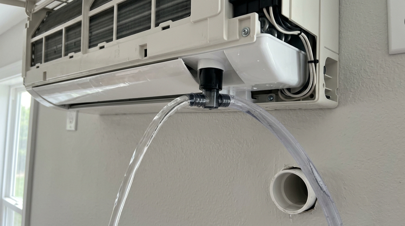 Mini-Split Maintenance — Drain Line and Condensate Service