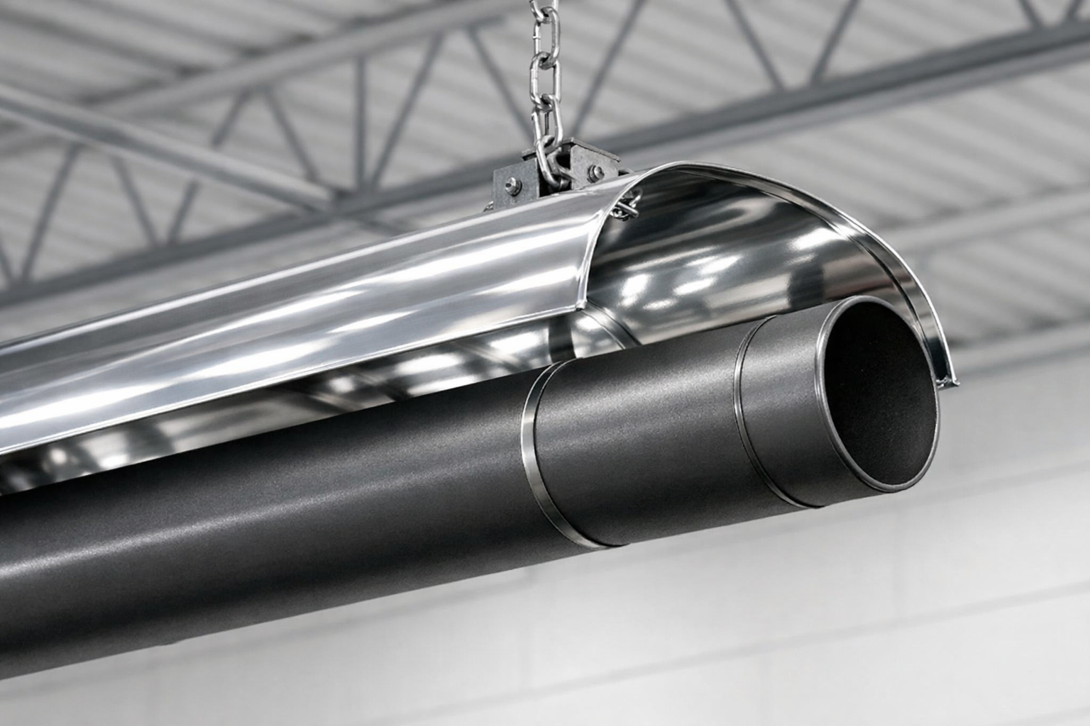 Radiant Tube Heater Installation — Infrared Heat Without Air Loss