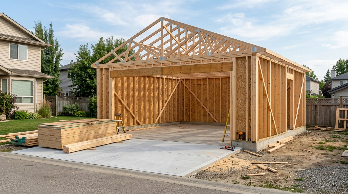 Detached Garage Construction