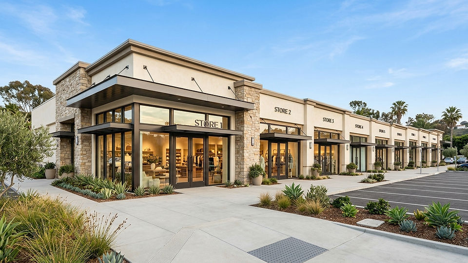 Retail Store Property general contractor in Barstow, CA — Ridgeline Western Construction