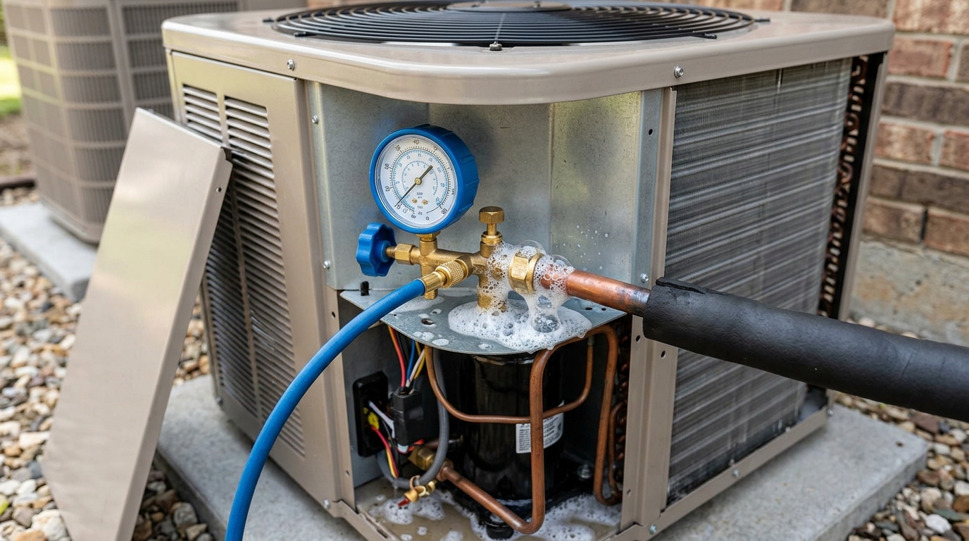 Trane Heat Pump Repair — Refrigerant Leak Detection and Repair