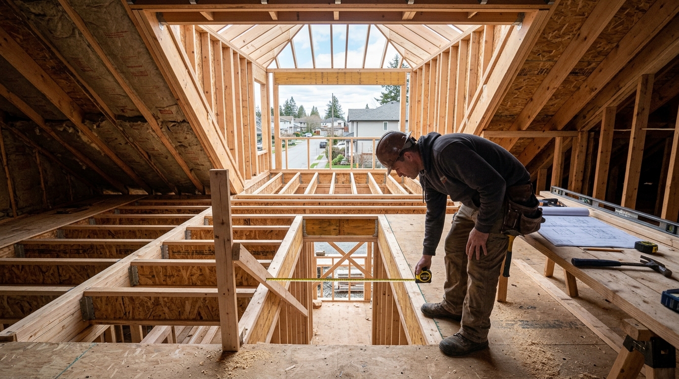 Attic Conversion — Engineered Framing Upgrades and Access