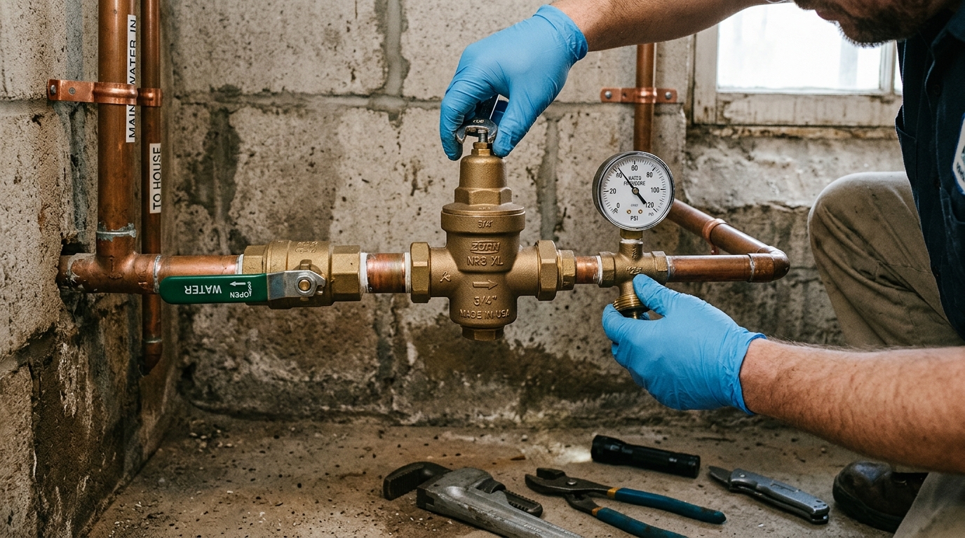 Low Water Pressure Repair — Choosing Between Quick Fix and Real Diagnosis