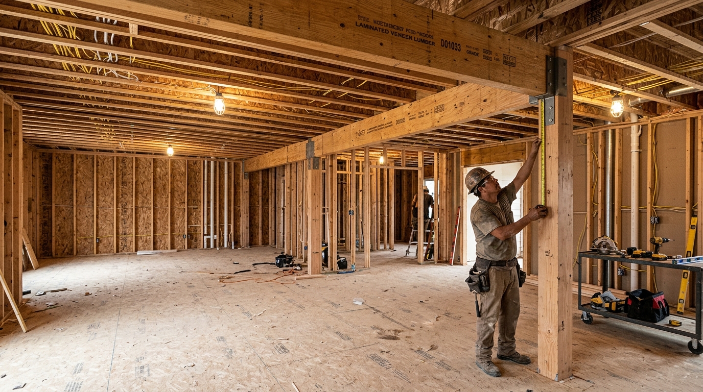 Open-Concept Remodeling — Permits Matched to Construction in Real Time