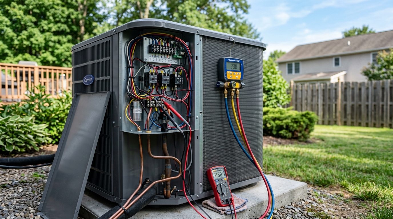 Heil Heat Pump Maintenance — Refrigerant and Electrical Checks