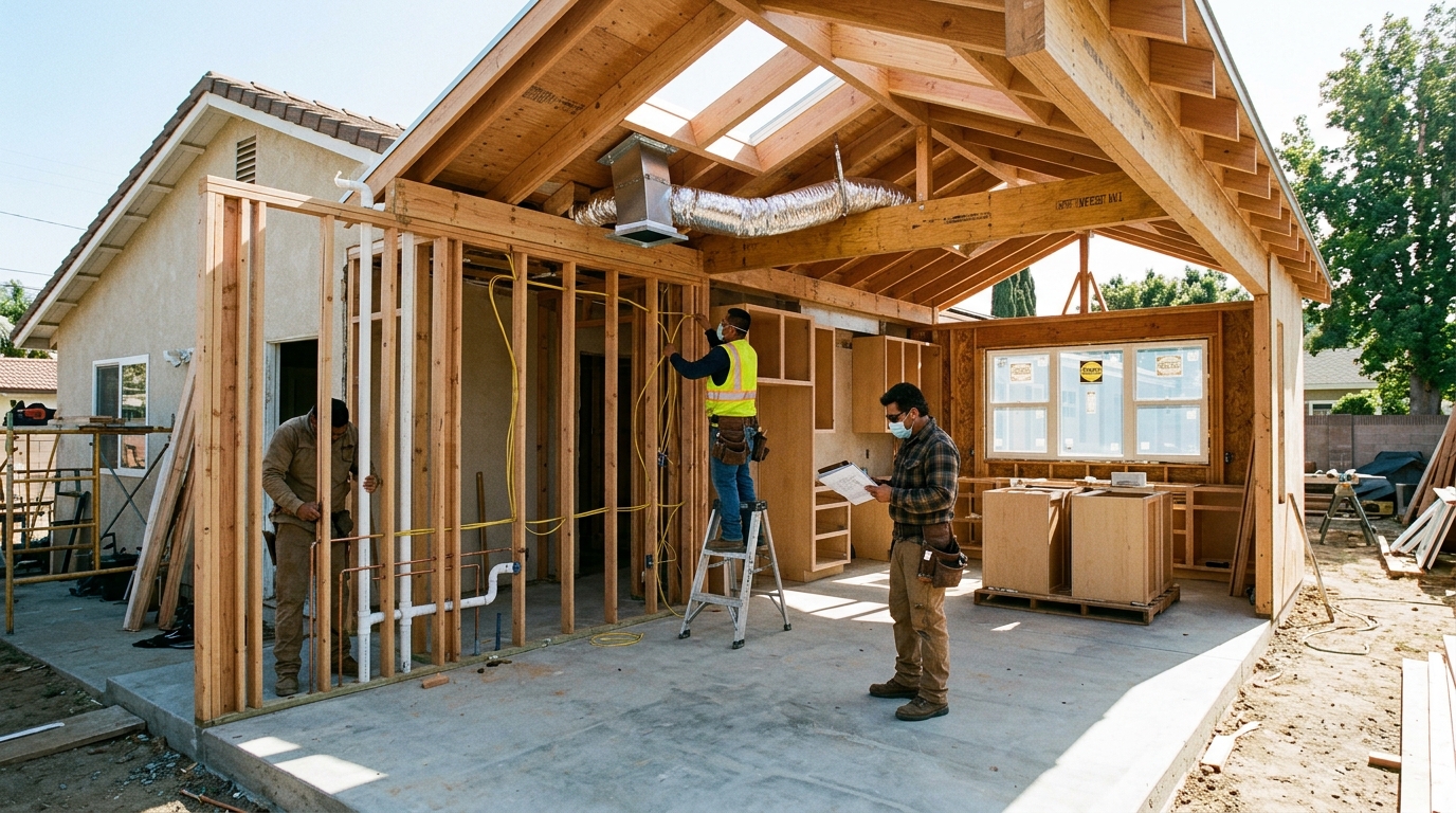 Kitchen Addition — Structural Integration by Hands-On Framing Specialist