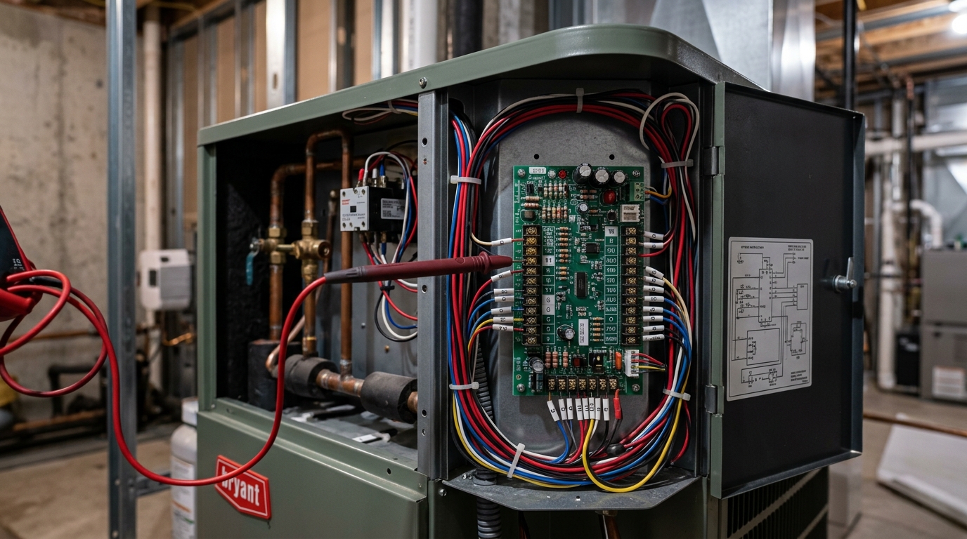 Bryant Geothermal Heat Pump Repair — Electrical and Control Troubleshooting