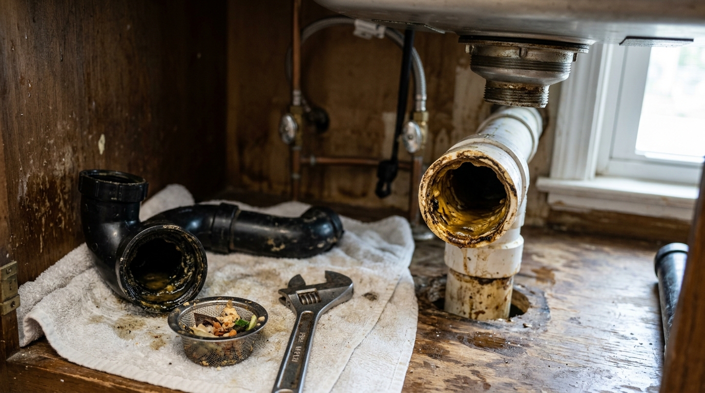 Kitchen Drain Clearing — Explaining What Was Found