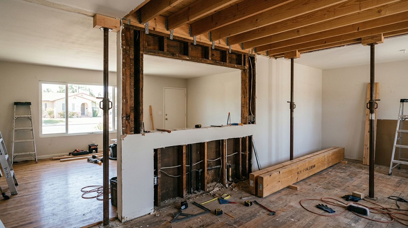 Load-Bearing Wall Removal — Framing-First Assessment