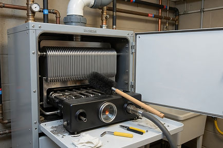 Buderus Boiler Repair — Combustion and Burner Correction
