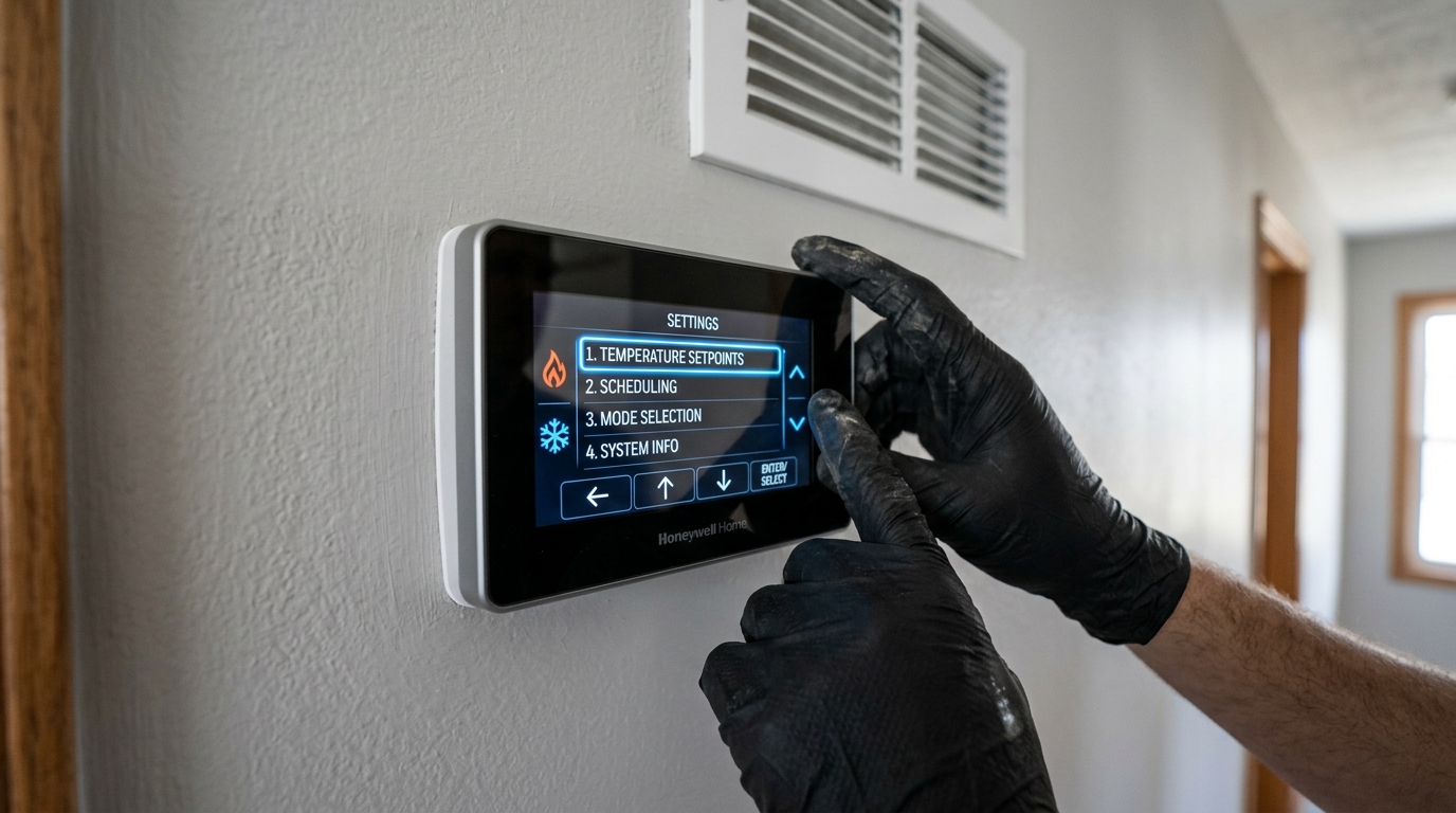 Emerson Thermostat Maintenance — Programming and System Setup Review