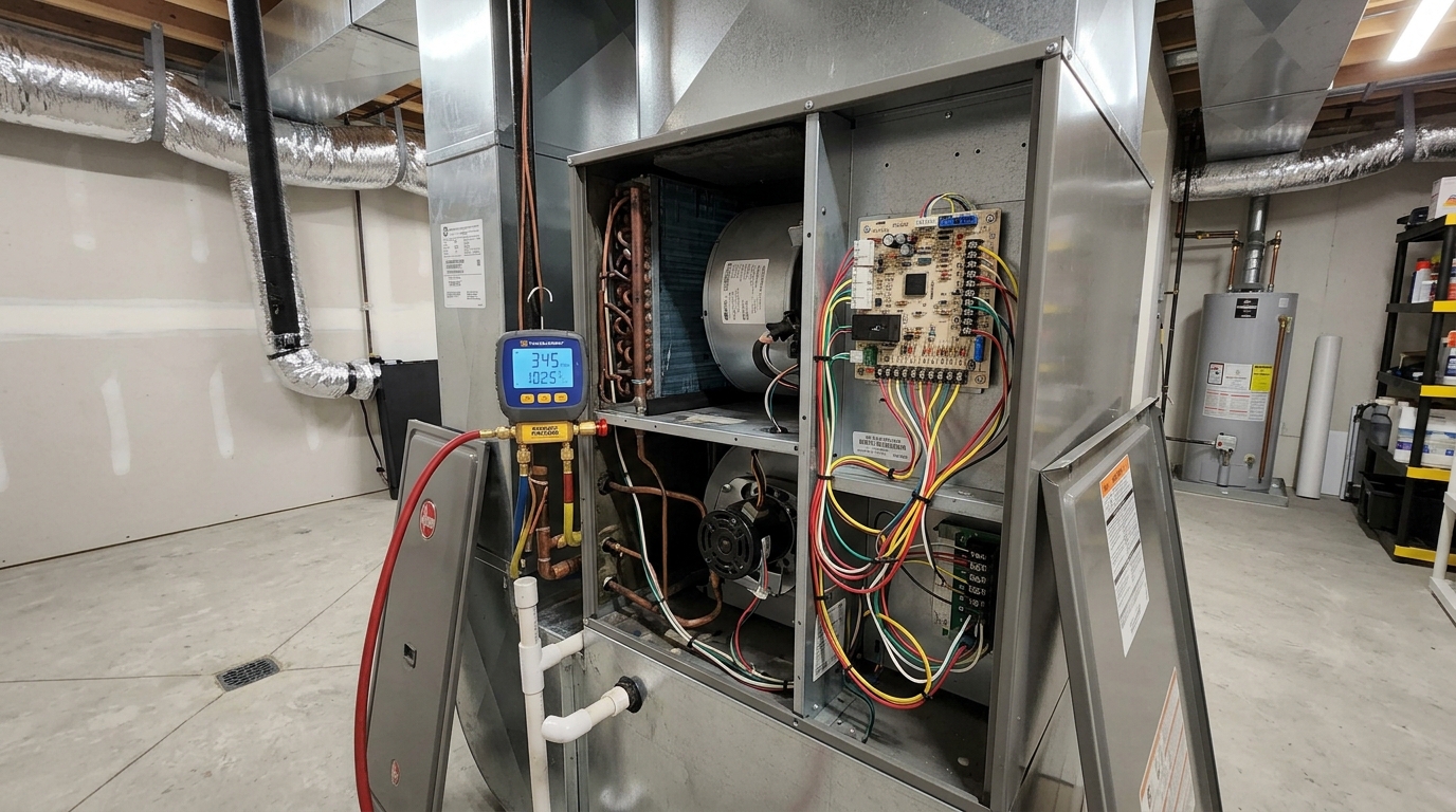 Carrier Heat Pump Installation — Full System Startup and Testing