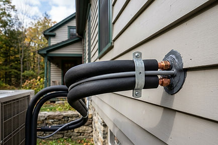 LG Mini-Split Installation — Professional Routing for Refrigerant Lines