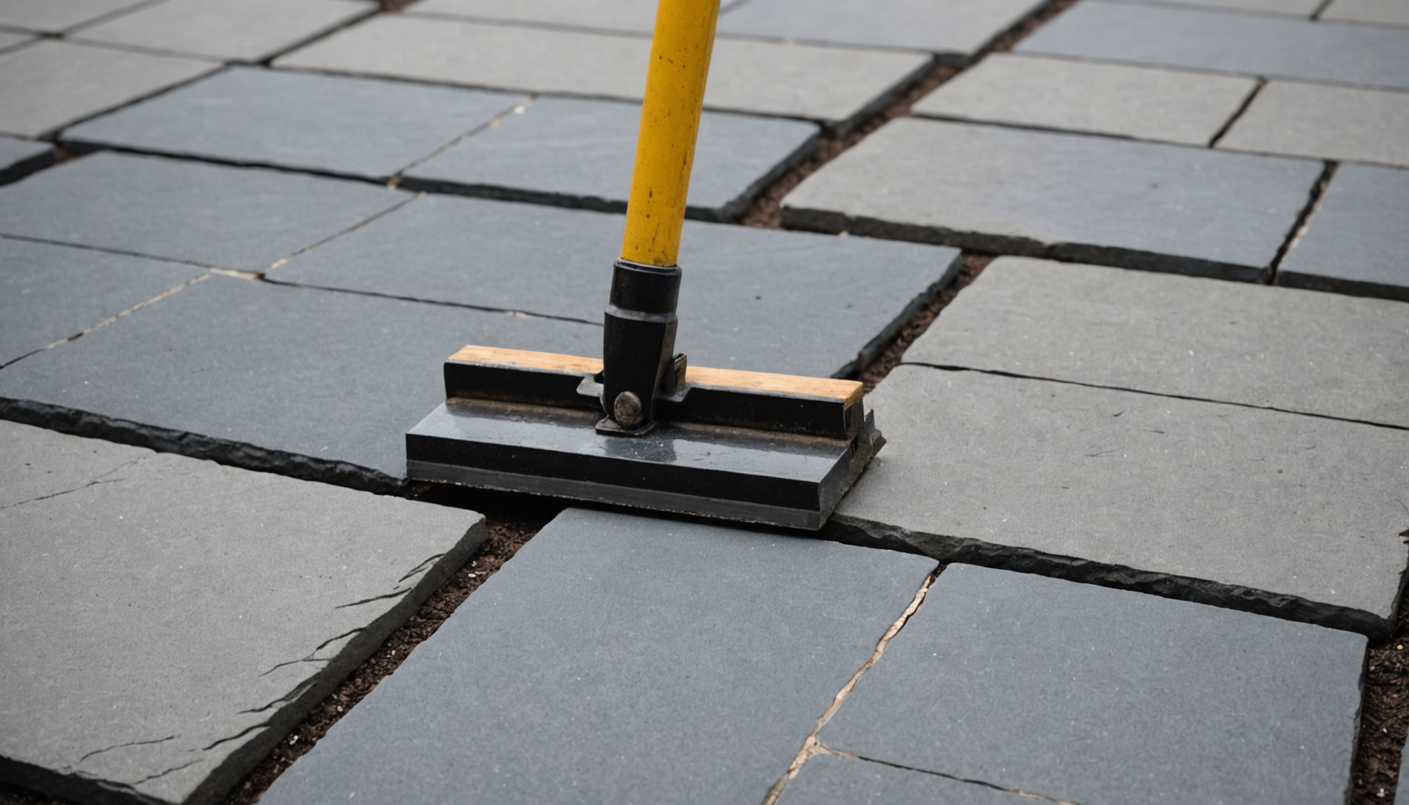 Commercial Bluestone Patio Replacement - Precise Bluestone Resetting and Alignment