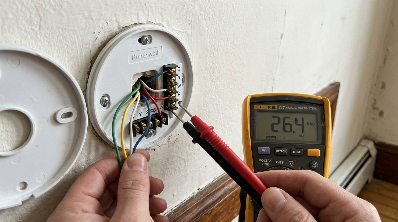 Thermostat Installation — Work Steps You See On Site