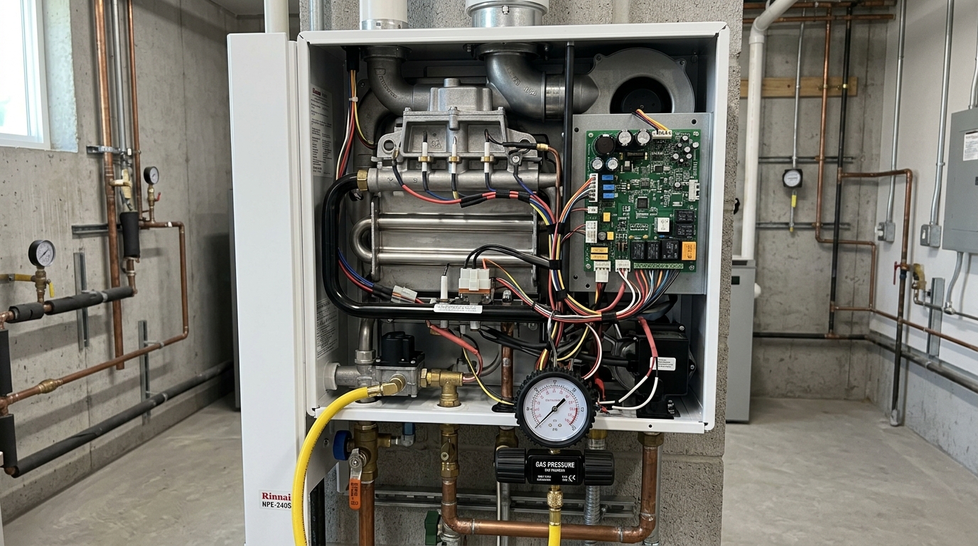 Rinnai Water Heater Maintenance — Component Testing and Inspection