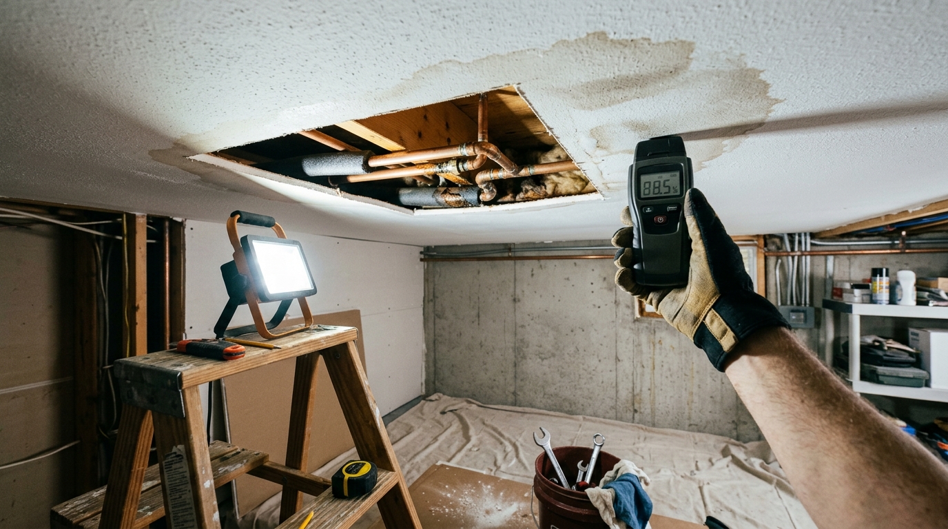 Pipe Repair — Testing For Hidden Issues Near The Leak