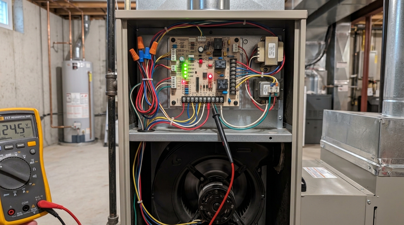 GE Furnace Maintenance — System Testing and Calibration