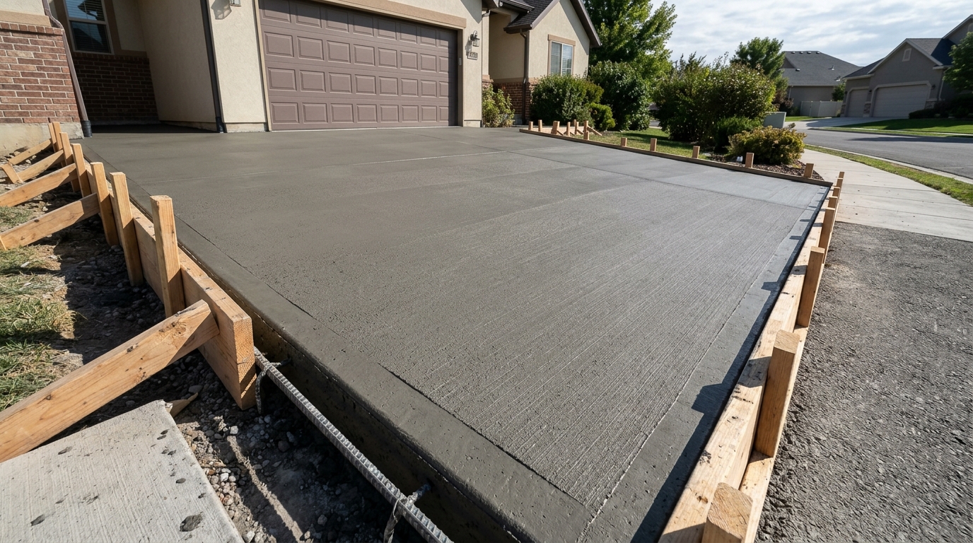 Concrete Driveway Replacement — One-Contract Permitting and Final Sign-Off