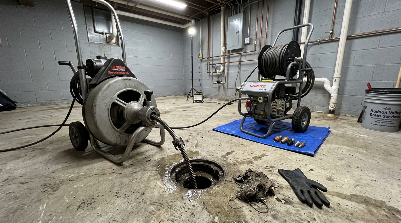 Basement Drain Clearing — Jetting Versus Cabling For Lasting Clearing