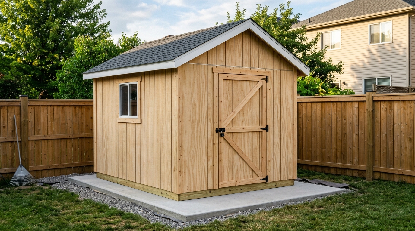 Storage Shed Construction