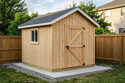 Storage Shed Construction in Garden Grove