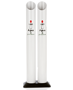 LIXEIRA DUPLA COPO AGUA CLEAN PREMISSE BRANCA