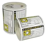 ETIQUETA DE CONGELAMENTO 70X40CM BOPP C/500