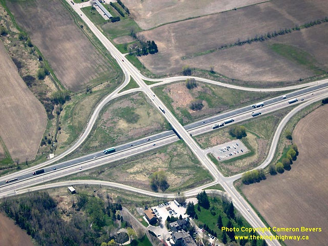 Hwy 401 at Hwy 19 Interchange