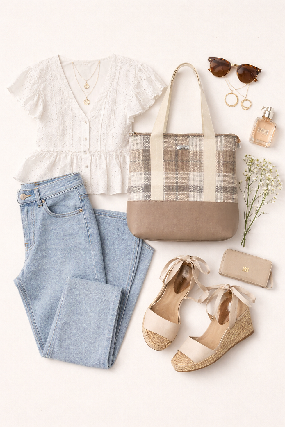 Thumbnail: The Riverstone Tote Styling Flat Lay