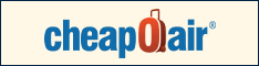 Cheapoair banner ad