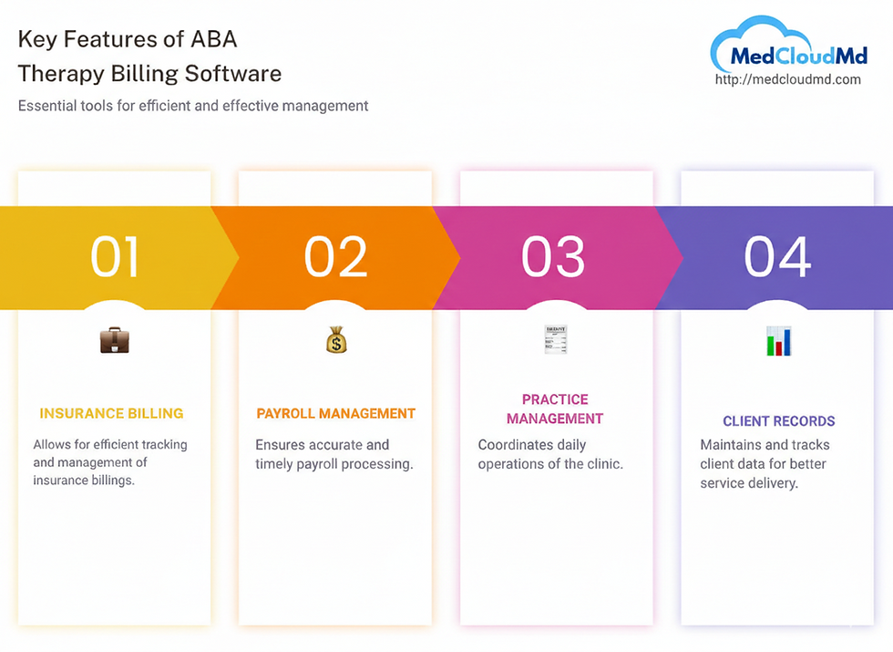 Infographic guide to selecting the best ABA therapy billing companies in the USA for 2026
