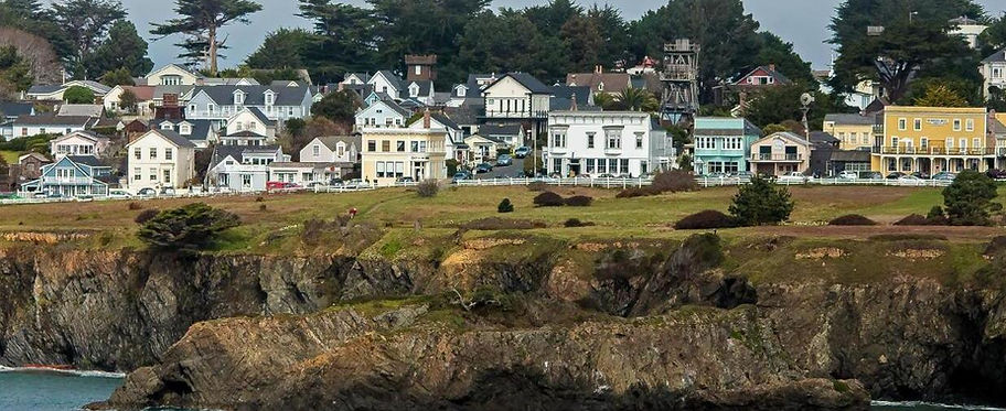 Mendocino Town.