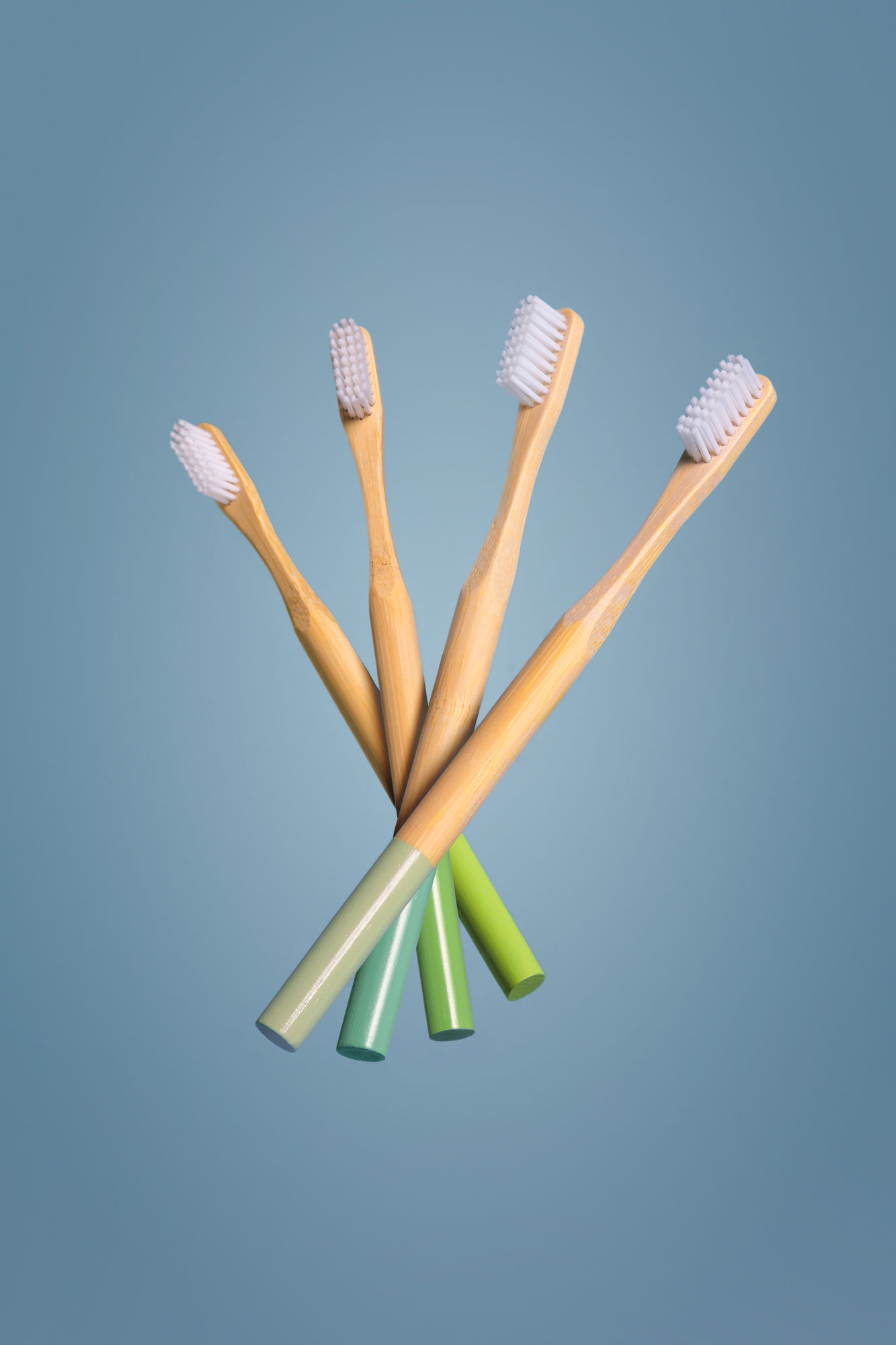 Sage Nature 4 Pack Bamboo Toothbrushes