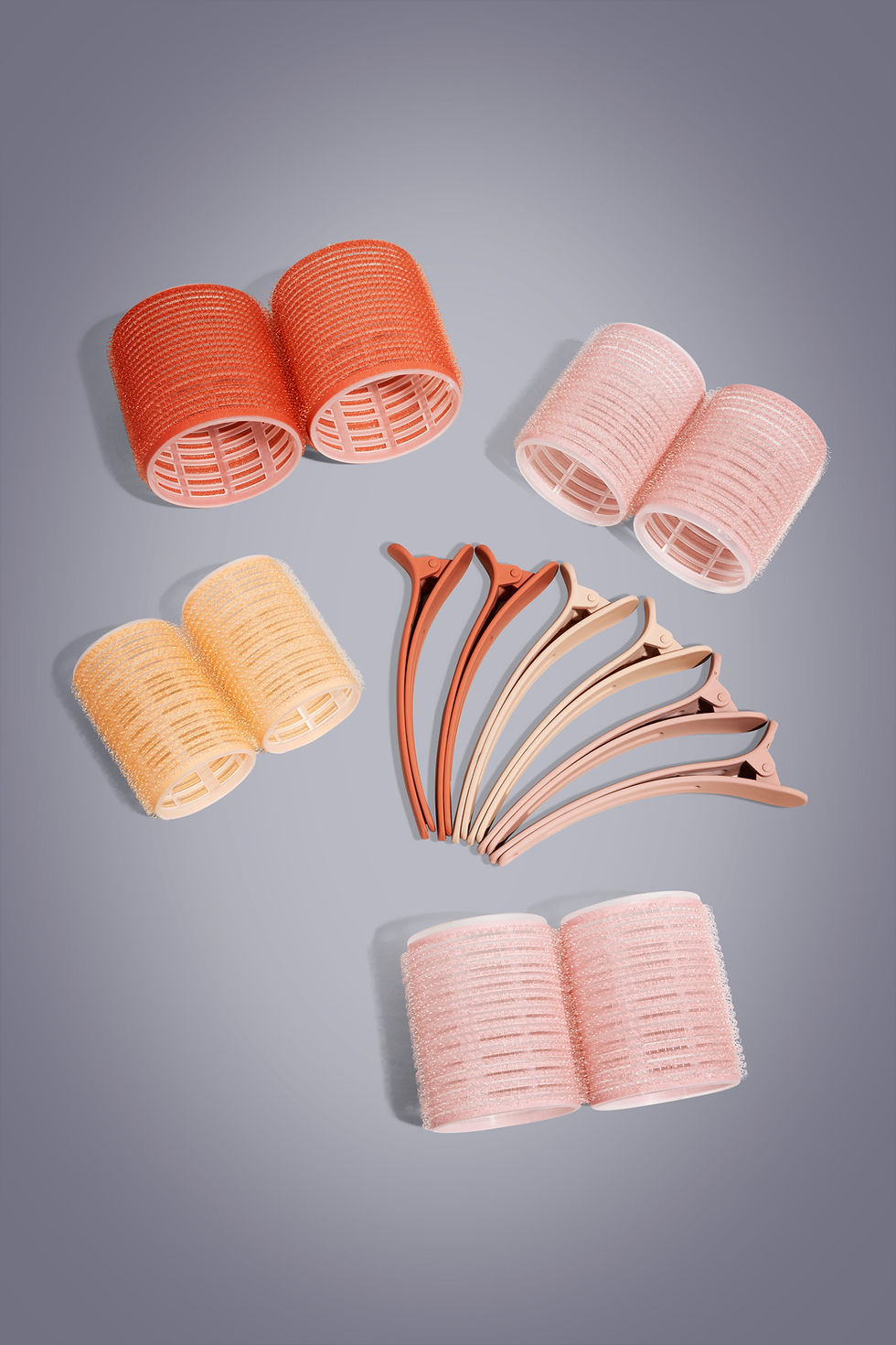 Thumbnail: Sedona Hair Roller with Clip 15-Piece Set with Cosmetic Bag
