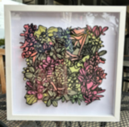Tea and cake 16”x16” frame