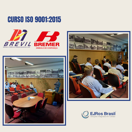 A EJRos Brasil realizou o curso de formação de Auditores Internos na empresa Brevil e da H.Bremer