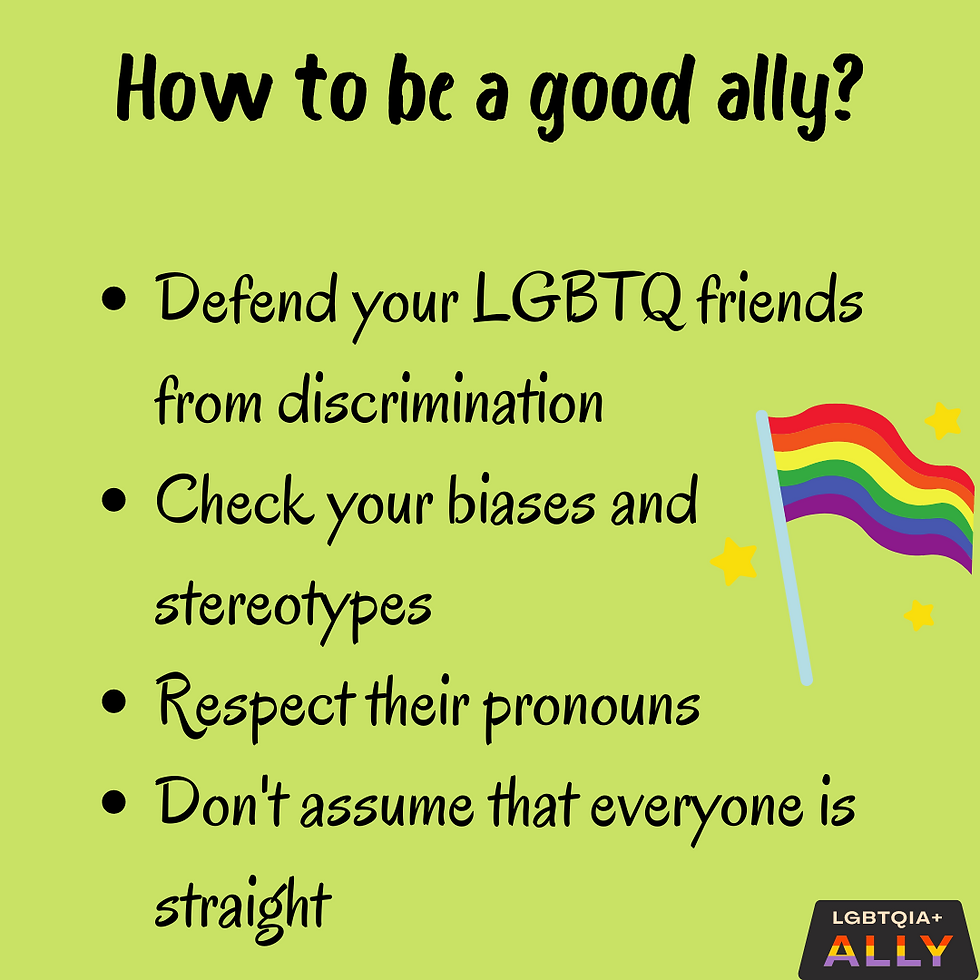 How to be a good ally?