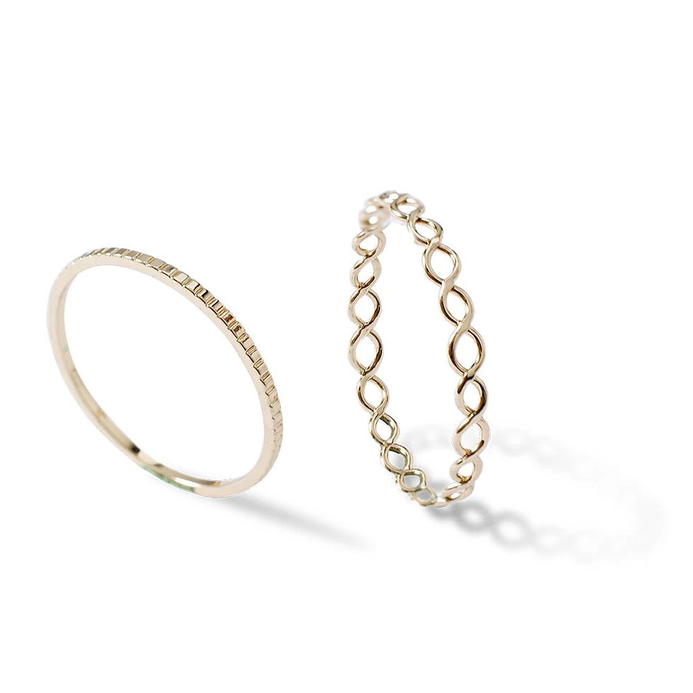 Thumbnail: Heart Ring Set