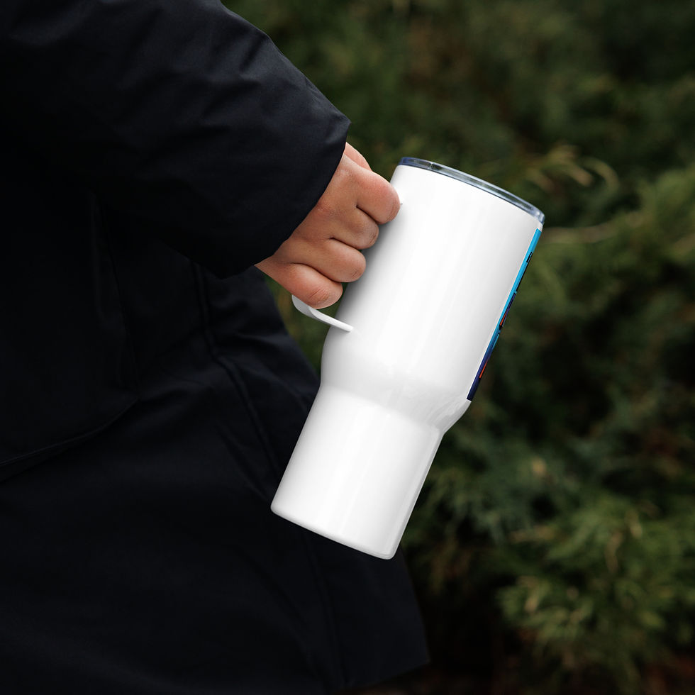 Thumbnail: Travel mug with a handle