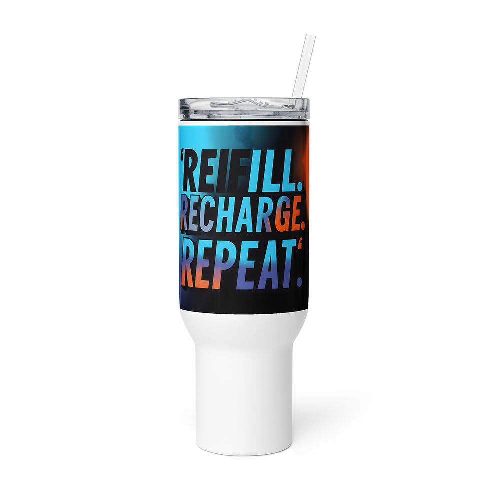 Thumbnail: Travel mug with a handle