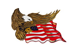 Layered Flag Wall Art