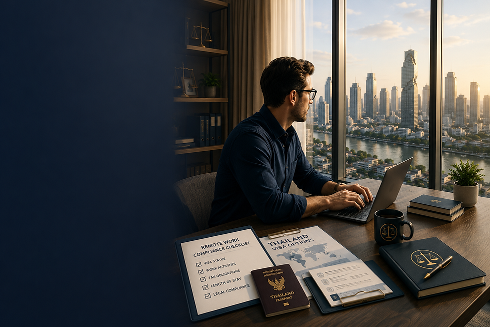 Can Foreigners Legally Work Remotely in Thailand? (2026 Guide)