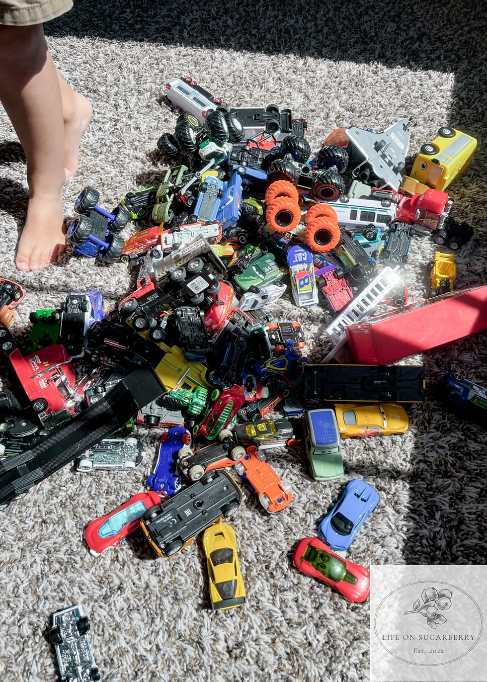 Toddler Activity Race Car Color Sort