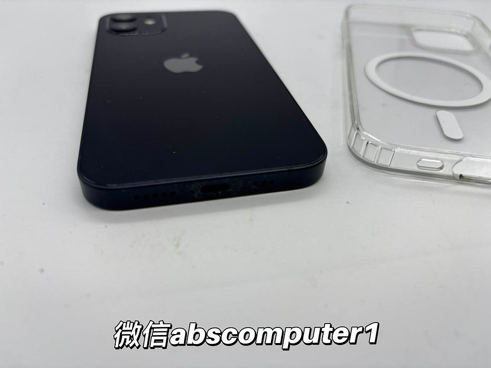 Thumbnail: iPhone 12 Black 128GB – 100% Battery Health – All Original Parts – Screen Protec