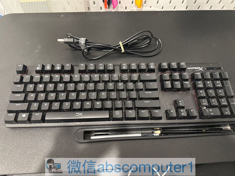 Thumbnail: HyperX Alloy Origins Full-size RGB Mechanical Gaming Keyboard Red Switch USB-C  