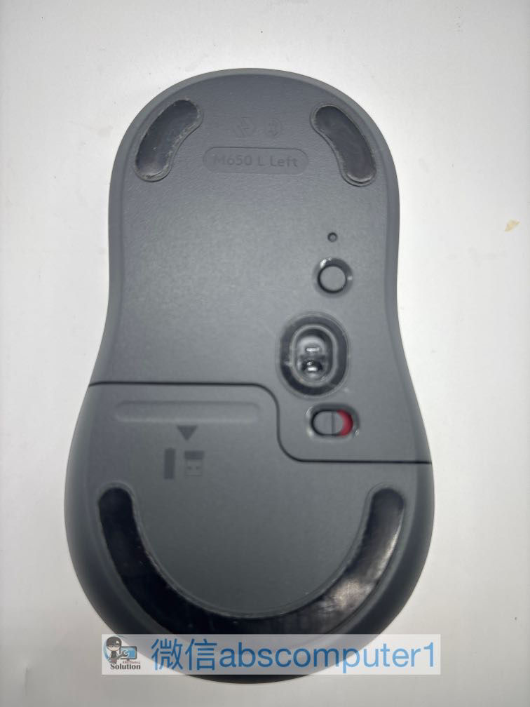 Thumbnail: Logitech M650 Left Wireless Mouse Silent Click Bluetooth 2.4GHz Grey  Condition: